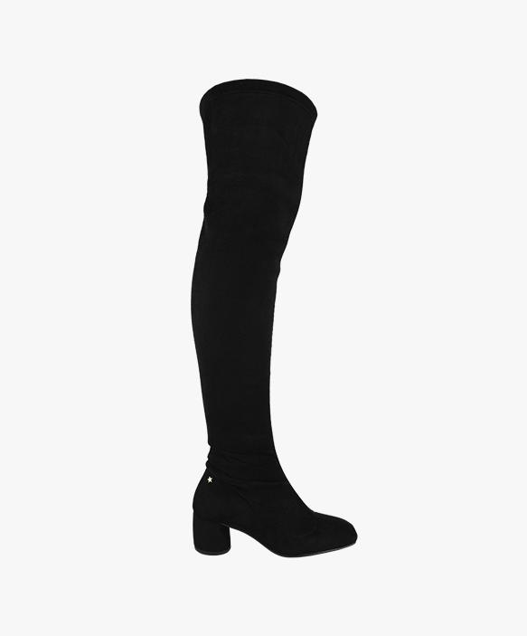 BOTAS ALTAS ELÁSTICAS NEGRAS