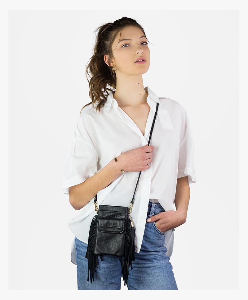 Smartphone bag bolsillo flecos 