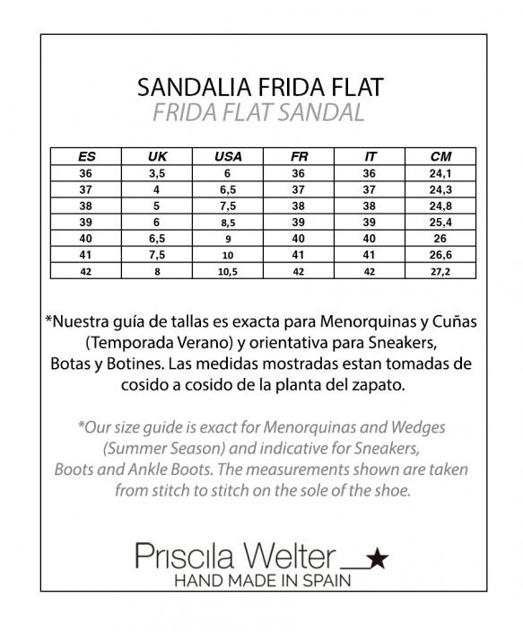 Sandalia Frida flat - beige