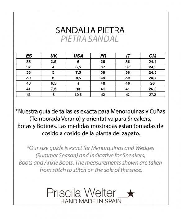 Pietra  Sandal - black