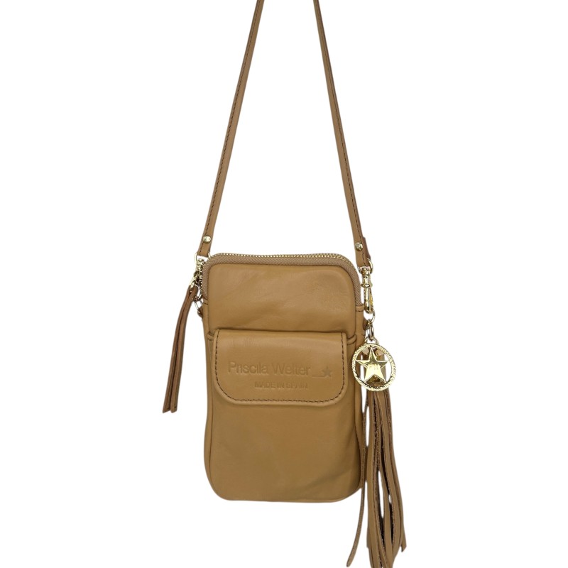 Smartphone bag Madrid camel