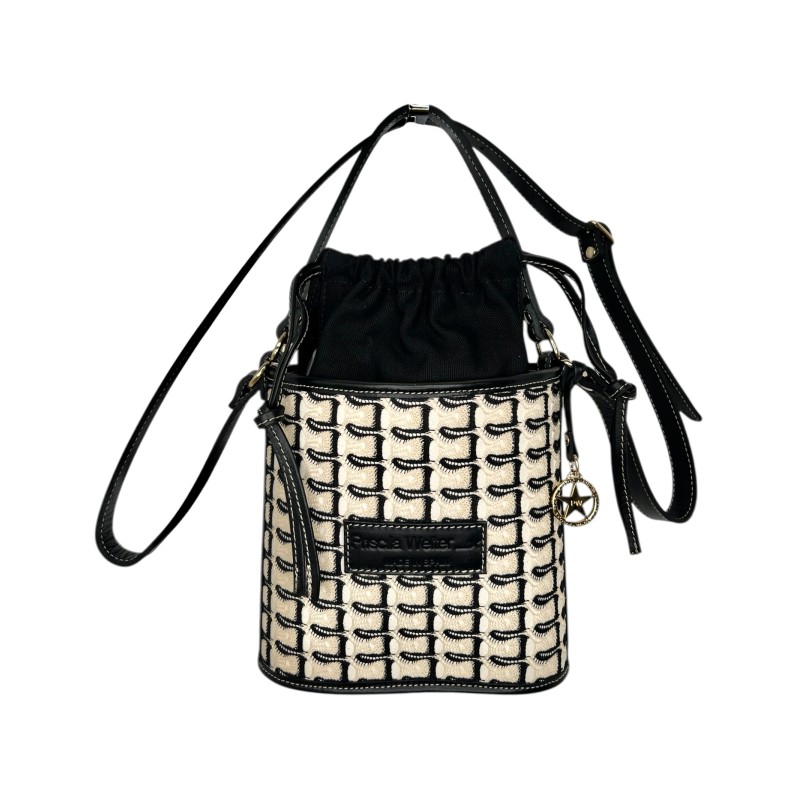 Sienna bag embroidery black