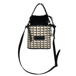 Sienna bag embroidery black