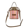 Sienna bag embroidery fucsia/rojo