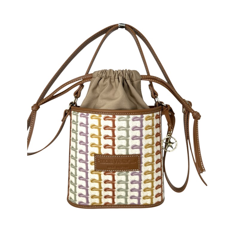 Sienna bag embroidery verde/mostaza