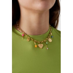 Collar charms colores