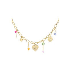 Collar charms colores
