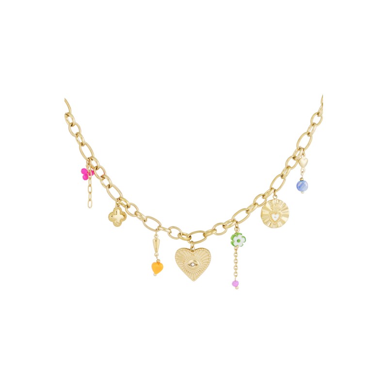 Collar charms colores