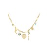 Collar charms turquesa