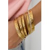 Pulsera acero con piedras