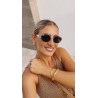 Pulsera acero con piedras