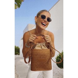 Sienna bag rafia tan