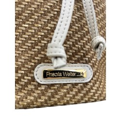 Bolso rafia/piel Adri