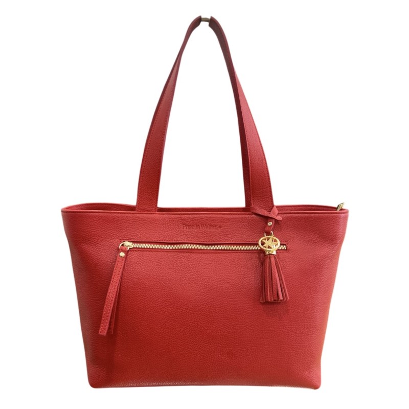 SASHA SHOPPING BAG RED