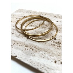 Pulsera triple aros/acero