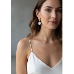 Pendiente acero/perla