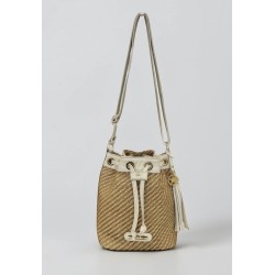 Bolso rafia/piel Adri