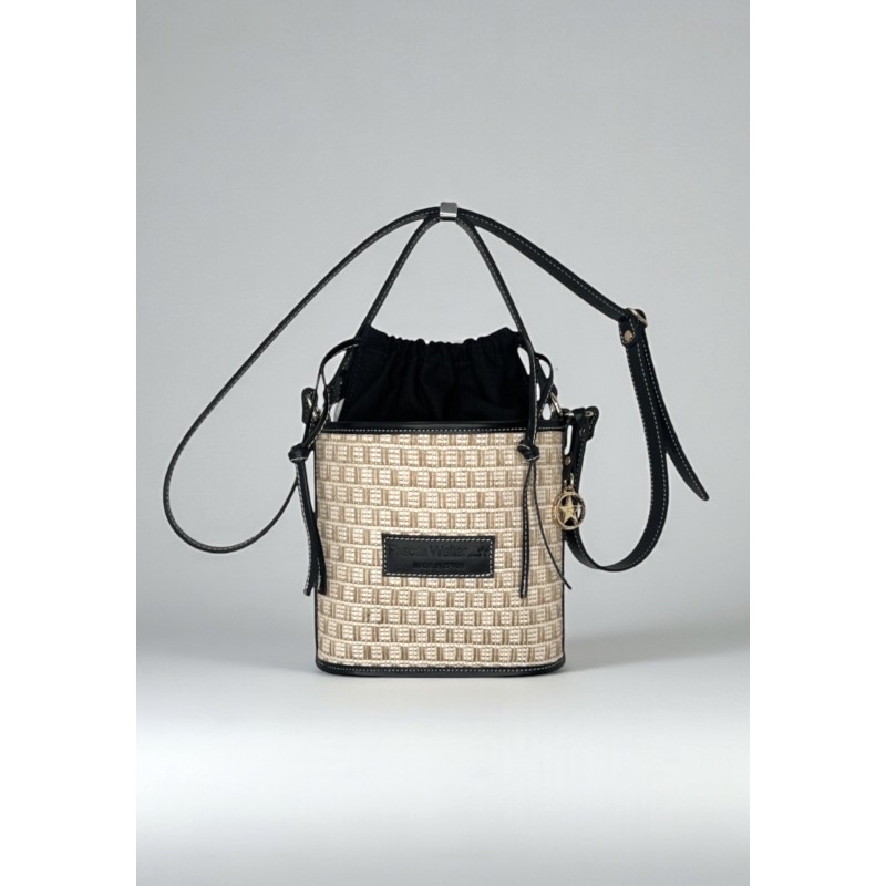 Sienna bag rafia black