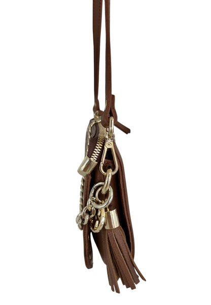 Lea bag brown
