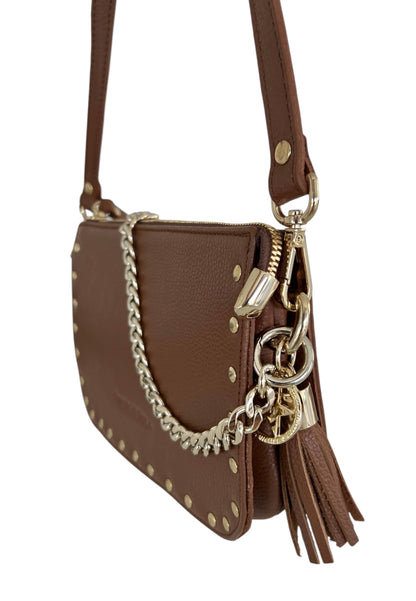 Lea bag brown