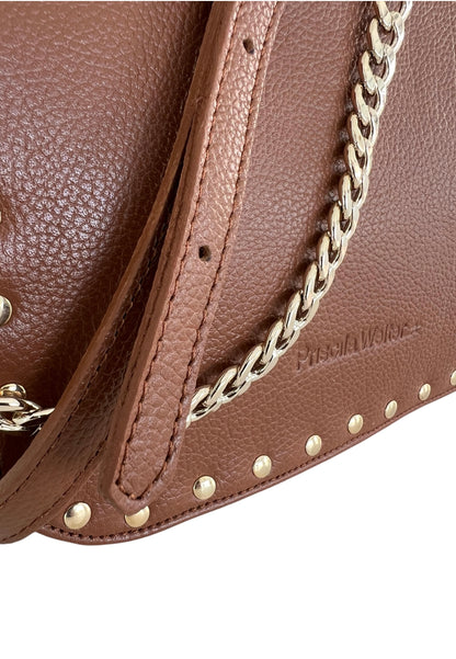 Lea bag brown