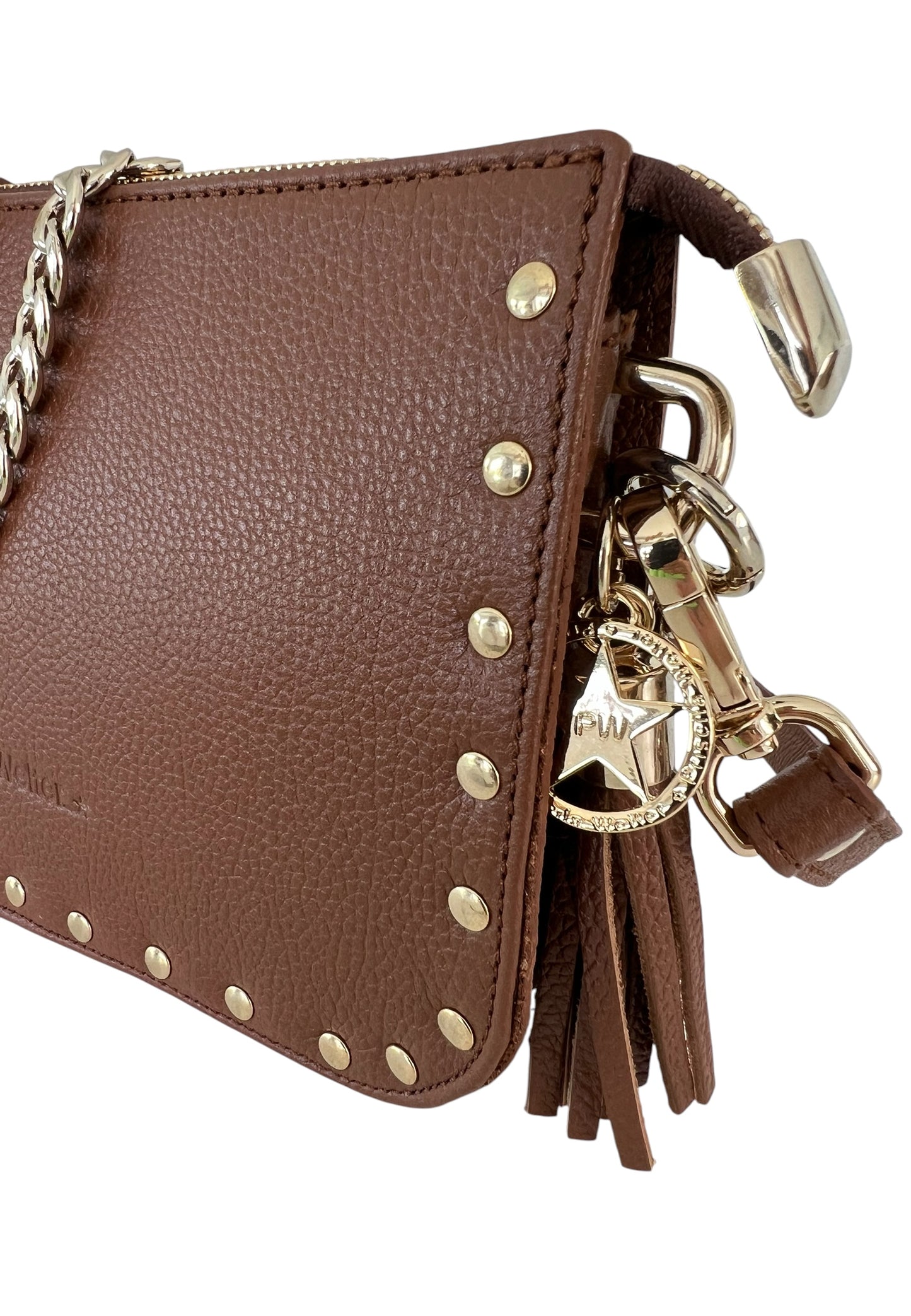 Lea bag brown