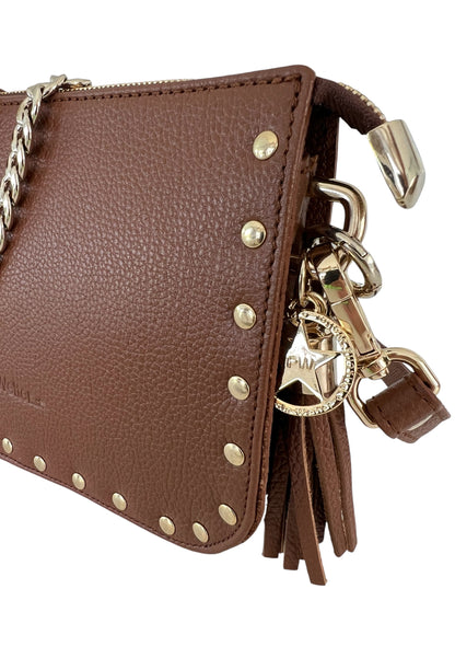 Lea bag brown