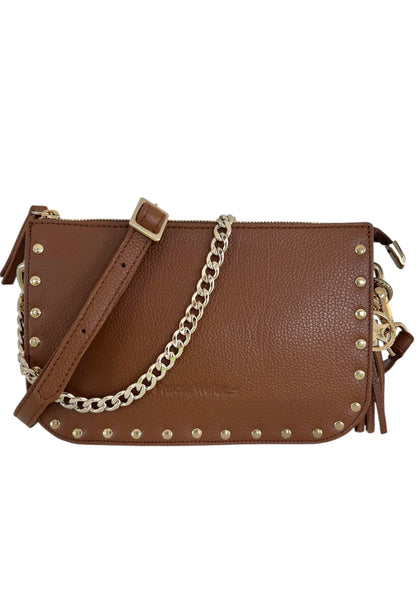 Lea bag brown