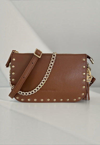 Lea bag brown