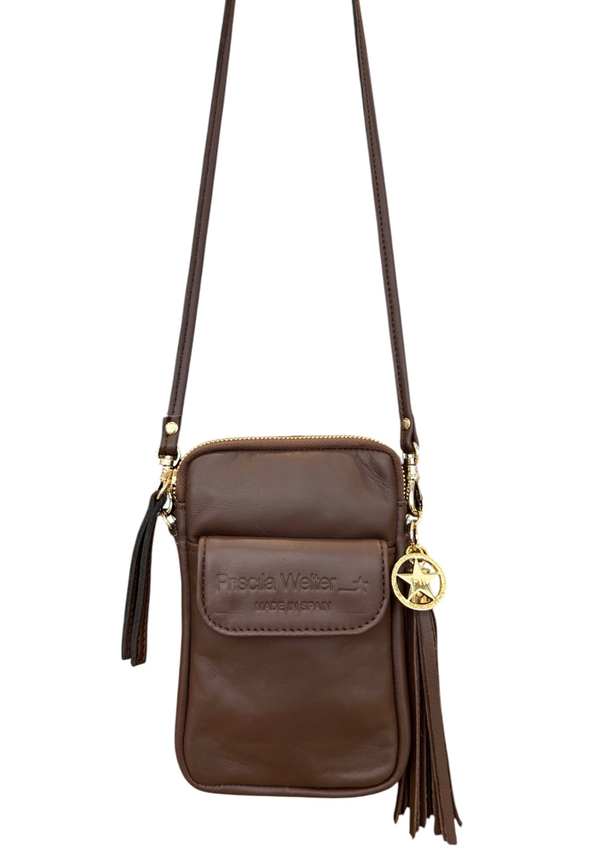 Smartphone bag Madrid marrón