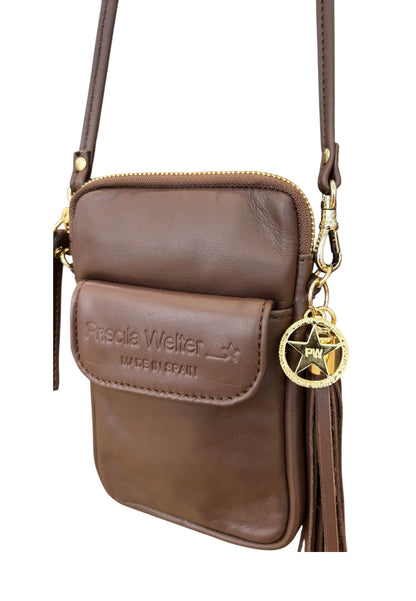 Smartphone bag Madrid marrón