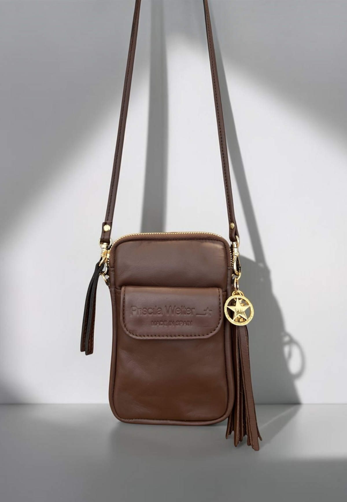 Smartphone bag Madrid marrón