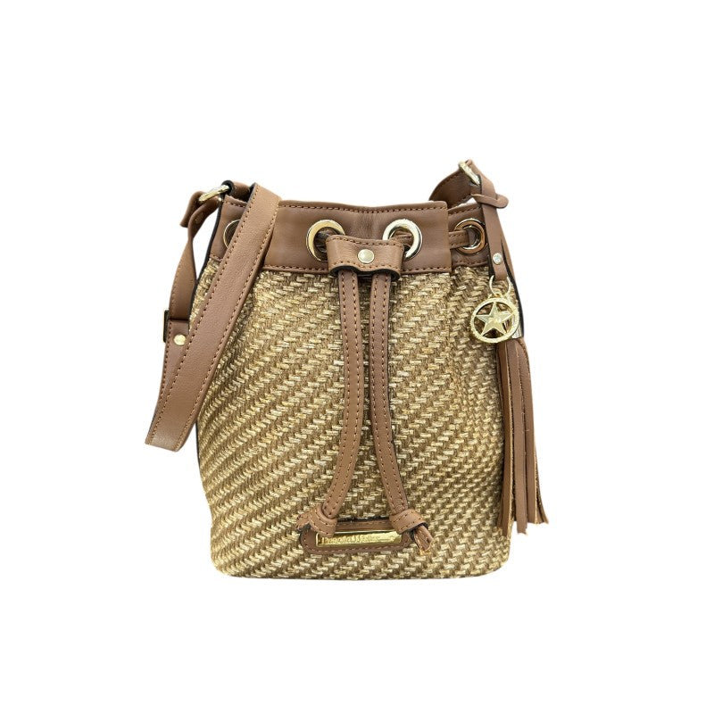 Bolso rafia/piel Adri