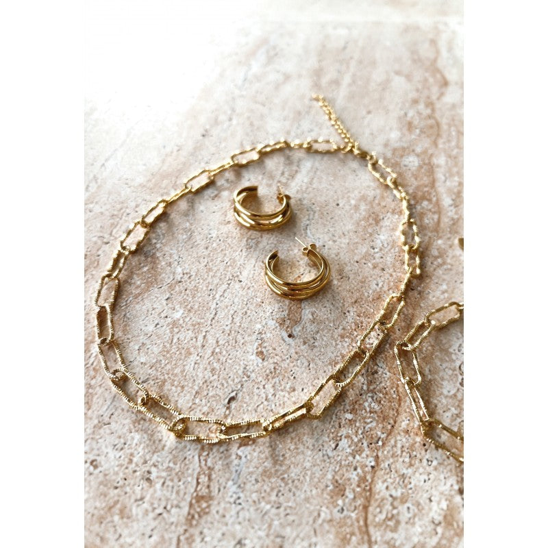 Collar cadena acero