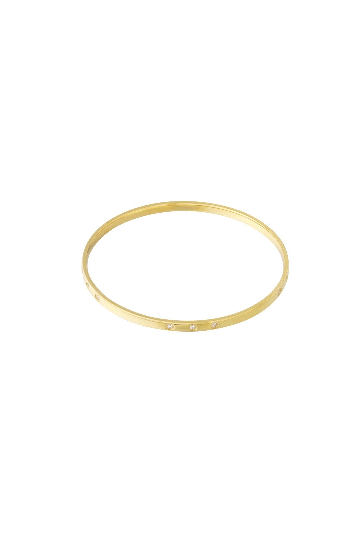 Pulsera acero con piedras