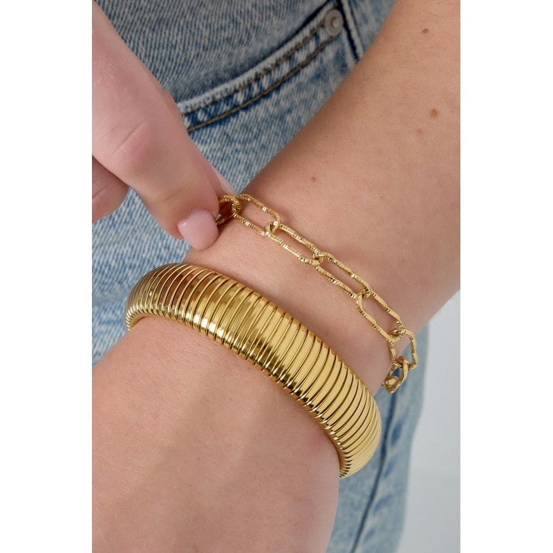 Pulsera cadena acero