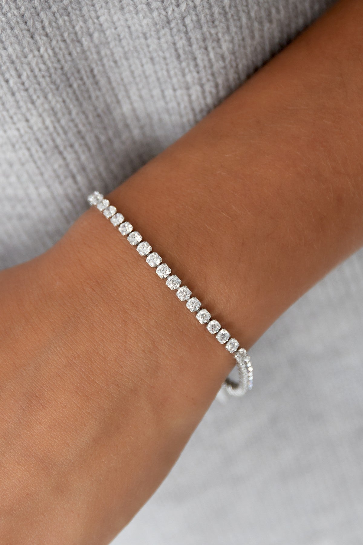 Pulsera acero circonitas
