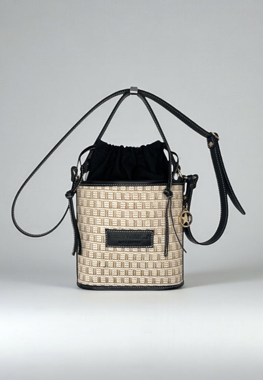 Sienna bag rafia black