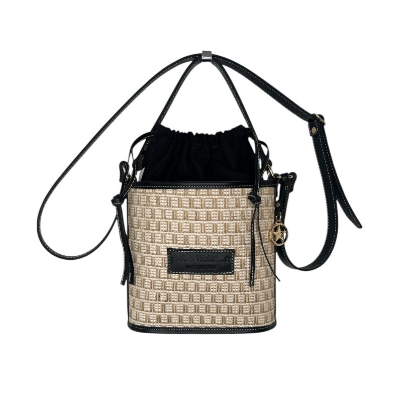 Sienna bag rafia black