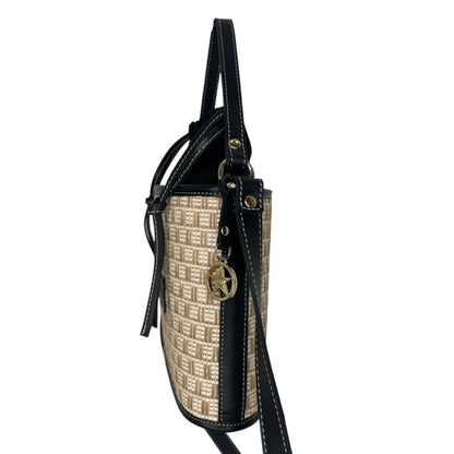 Sienna bag rafia black