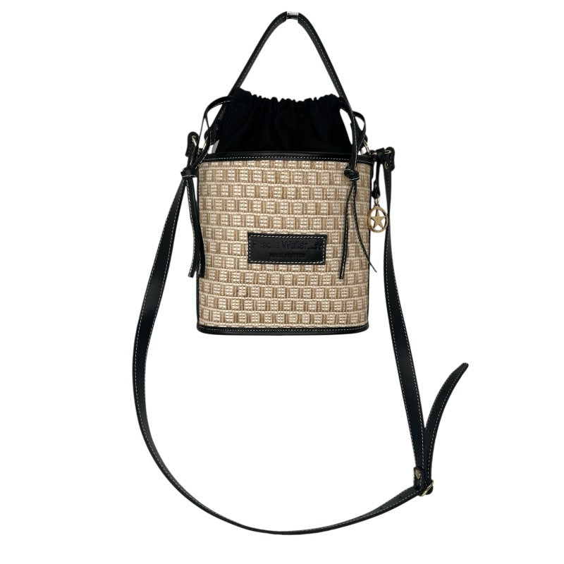 Sienna bag rafia black